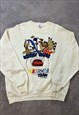 LOONEY TUNES X NASCAR SWEATSHIRT PULLOVER WITH GRAPHIC LOGO