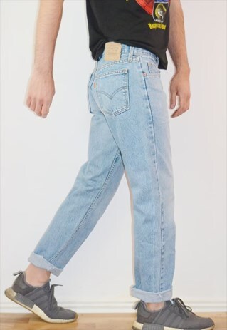 VINTAGE 90S LEVIS ORANGE TAB BLUE JEANS