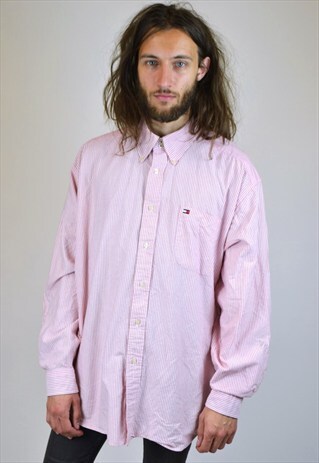 VINTAGE 90'S TOMMY HILFIGER STRIPED SHIRT