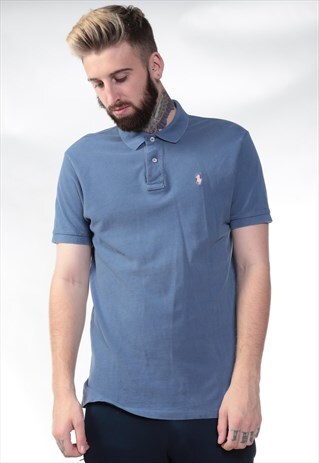 VINTAGE RALPH LAUREN SHORT SLEEVED POLO TOP