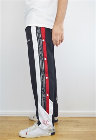 90S CHAMPION USA TRACKSUIT BOTTOMS /JOGGERS/TROUSERS