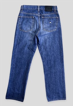 Vintage Lacoste Blue Denim Jeans Straight Leg W30 L30