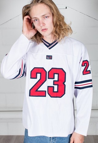 VINTAGE KANI ENDURANCE 23 WHITE LONG SLEEVE UNISEX JERSEY