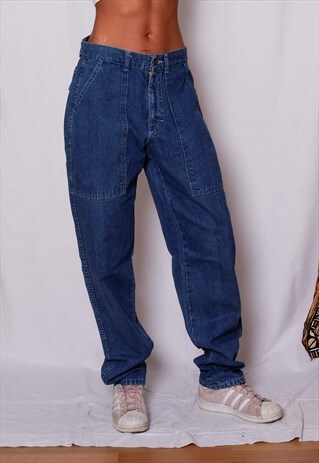 VINTAGE 90S LEE COOPER BAGGY DENIM JEANS TROUSERS