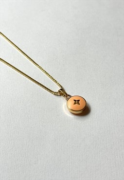 Louis Vuitton LV Petal Charm Pendant on Chain/Necklace