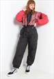 Vintage 1980's All In One Crazy Patterned Ski Suit - Multi