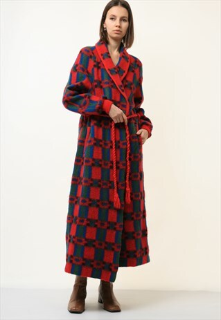VINTAGE MOHAIR FRENCH ROBE MEDIUM 4756