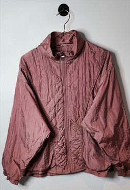 Vintage 80s Quilted Windbreaker Jacket Size L