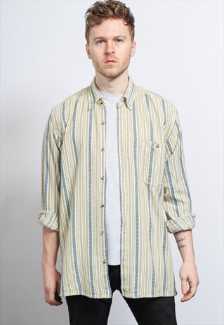 VINTAGE AZTEC PATTERNED SHIRT
