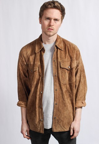 VINTAGE SUEDE SHIRT