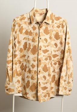 Vintage Merph Long Sleeve Shirt Camouflage Colour Size M
