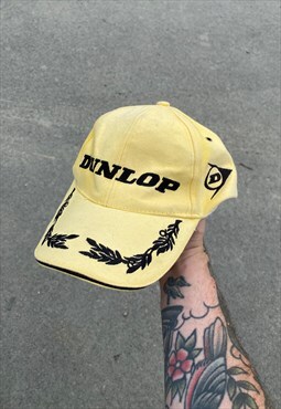 Vintage Dunlop Racing Embroidered Hat Cap