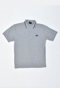 Vintage 90's Umbro Polo Shirt Grey