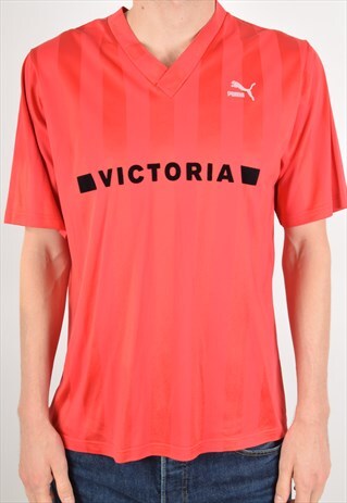 VINTAGE PUMA FOOTBALL SHIRT / JERSEY MADE IN W-GERMANY 80'S