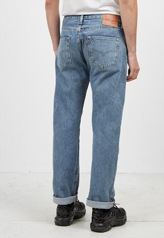 VINTAGE BLUE LEVI'S 501 FIT DENIM JEANS