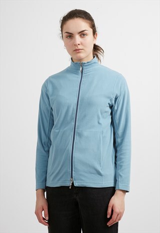 VINTAGE BLUE BARBOUR FLEECE JACKET