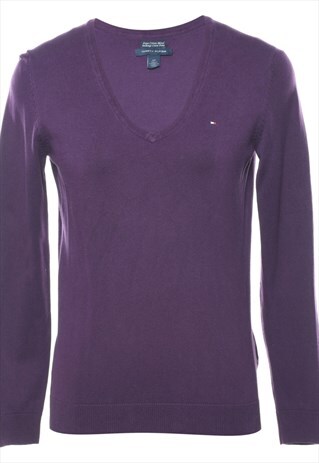 VINTAGE TOMMY HILFIGER SLIM FIT JUMPER - S