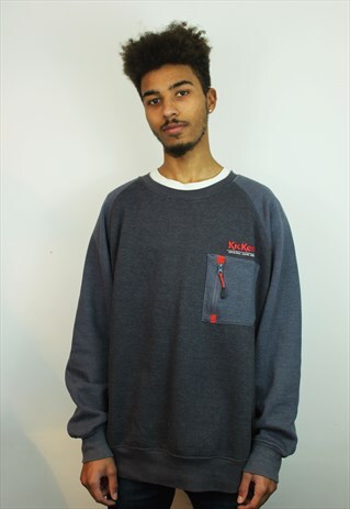 VINTAGE 90'S KICKERS SWEATSHIRT, MEDIUM