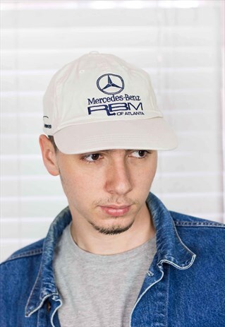 VINTAGE MERCEDES-BENZ CAP LOGO 90S ONE-SIZE 2.4