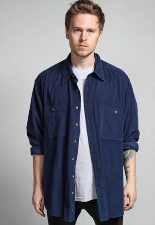VINTAGE OVERSIZED CORDUROY SHIRT