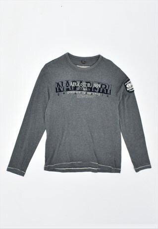 VINTAGE 90'S NAPAPIJRI TOP LONG SLEEVE GREY
