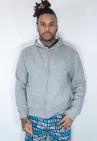 FILA VINTAGE HOODIE GREY