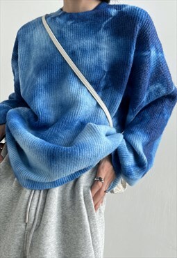 Women's Tie-dye knitted sweater aw vol.8