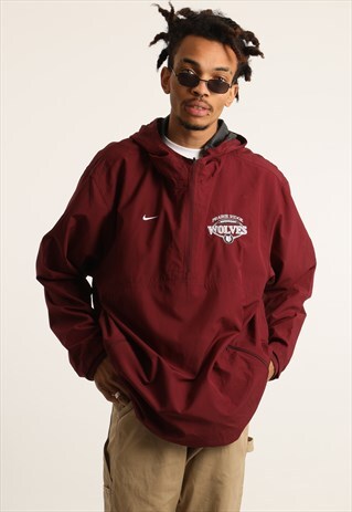 VINTAGE NIKE WINDBREAKER PULLOVER FESTIVAL JACKET