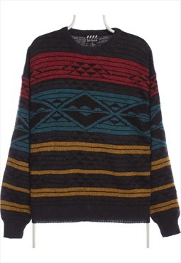 Nuovo 90's Coogi Style Knitted Crewneck Jumper / Sweater Med