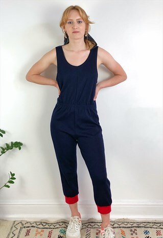 navy blue romper pants