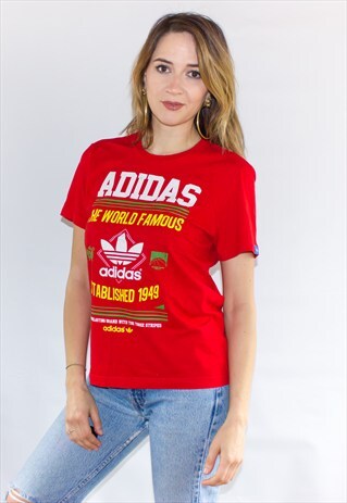 VINTAGE TEXT ADIDAS T-SHIRT