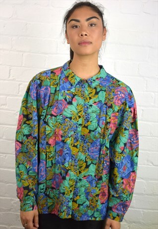 VINTAGE 90'S FLORAL BLOUSE