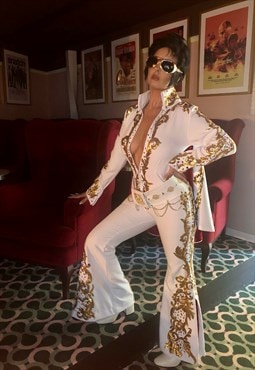 Elvis Presley White Vegas Costume