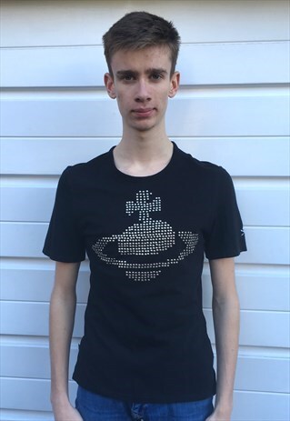 MENS SILVER BLACK LEE VIVIENNE WESTWOOD TSHIRT LEE TOP