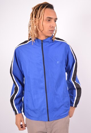 VINTAGE STARTER TRACKSUIT TOP JACKET BLUE