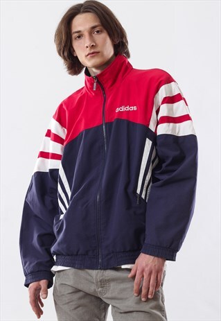 90'S VINTAGE MENS ADIDAS ORIGINALS WINDBREAKER SUIT JACKET