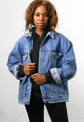 LEVI'S VINTAGE DENIM JACKET, LIGHT DENIM, L