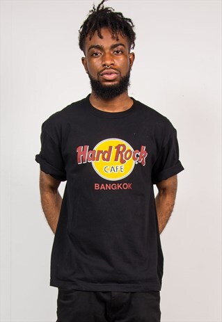 90'S VINTAGE BLACK HARD ROCK CAFE BANGKOK T-SHIRT