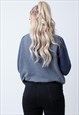 ELLESSE TEDDY BEAR EMBROIDERED SWEATSHIRT IN GREY 
