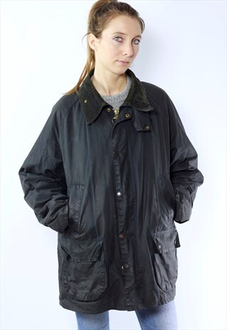 BARBOUR COAT / BARBOUR BEDALE BLUE / WAX JACKET
