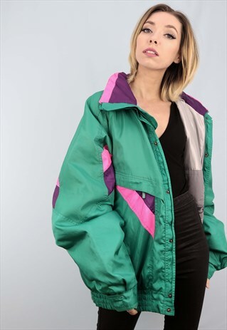 VINTAGE 80S 90S OVERSIZED PUFFER SKI COAT