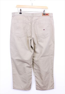 Vintage Tommy Hilfiger Chino Trousers Baggy Cropped Beige