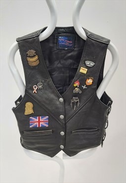 Vintage Vance Leathers Waistcoat Pins Patches