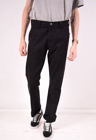 LEE MENS VINTAGE JEANS W31 L34 BLACK 90S