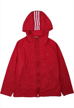 Vintage 90's Adidas Fleece Jumper Hooded Full Zip Up