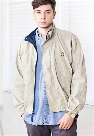 VINTAGE CHAPS RALPH LAUREN JACKET LOGO 90S L 14.9