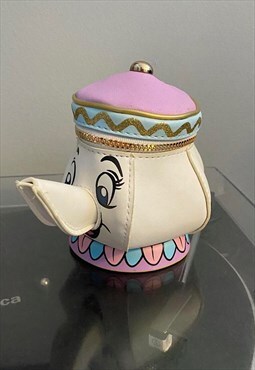 Disney beauty and the beast Mrs Potts purse wallet 