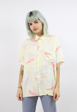 VINTAGE 90S PATTERNED SHIRT