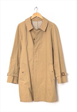 Vintage BURBERRY Mac Coat Shell Jacket Beige