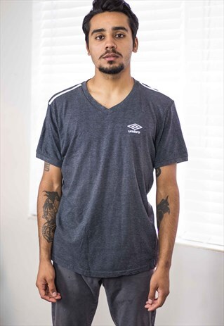 VINTAGE UMBRO T-SHIRT LOGO 90S M 8.5